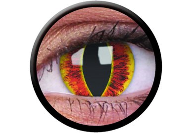ColourVue Crazy čočky - Saurons Eye (2 ks roční) - nedioptrické