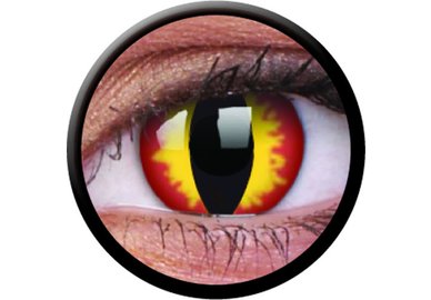 ColourVue CRAZY ČOČKY - Dragon Eyes (2 ks tříměsíční) - dioptrické - doprodej