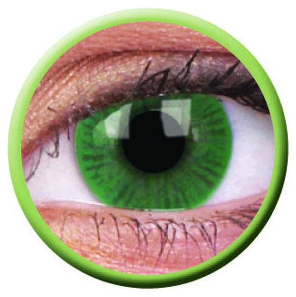 ColourVue Basic - Green (2 čočky tříměsíční) - nedioptrické