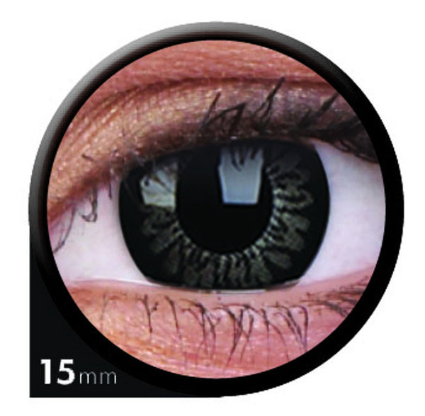 ColourVue Big Eyes - Awesome Black (2 čočky tříměsíční) - dioptrické - exp. 01/2024