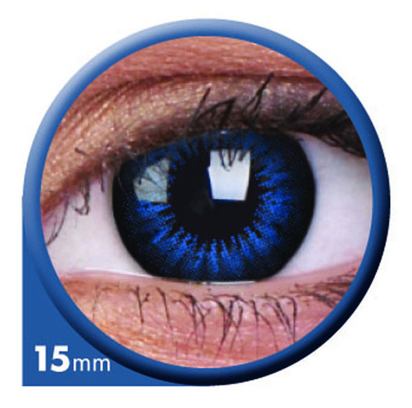 ColourVue Big Eyes - Cool Blue (2 čočky tříměsíční ) - nedioptrické - poškozený obal