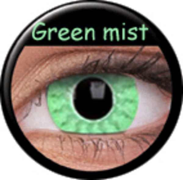 Phantasee Crazy čočky - Green Mist (2 ks roční) - nedioptrické - exp.04/2020