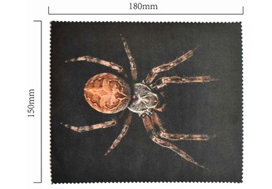 Hadřík na brýle z mikrovlákna - motiv pavouk