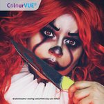 ColourVue Crazy čočky - Volturi(Demon) (2 ks roční) - nedioptrické