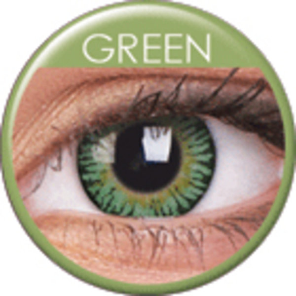 ColourVue 3 Tones - Green (2 čočky tříměsíční) - dioptrické - exp. 01/2024