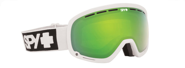 SPY Lyžařské brýle MARSHALL - Matte White / Green