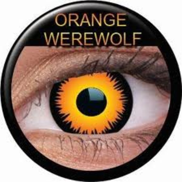ColourVue Crazy čočky - Orange Werewolf (2 ks roční) - nedioptrické - exp.02/22