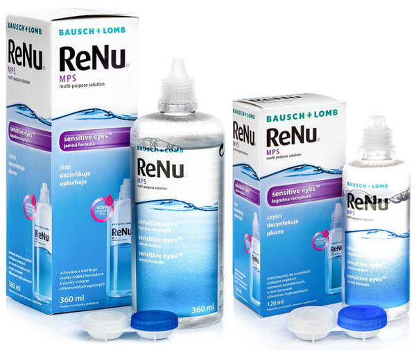 ReNu MPS Sensitive Eyes 360 ml + 120 ml (exp.03/2019)  s pouzdry