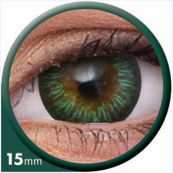 ColourVue Big Eyes - Enchanter Green (2 čočky tříměsíční) - dioptrické - výprodej exp.01/2020