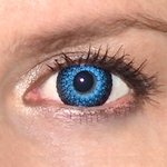 ColourVue Eyelush - Blue (2 čočky tříměsíční) - dioptrické - exp. rok 2017