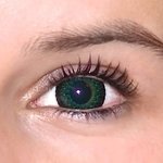 ColourVue Eyelush - Green (2 čočky tříměsíční) - nedioptrické - výprodej exp.2020